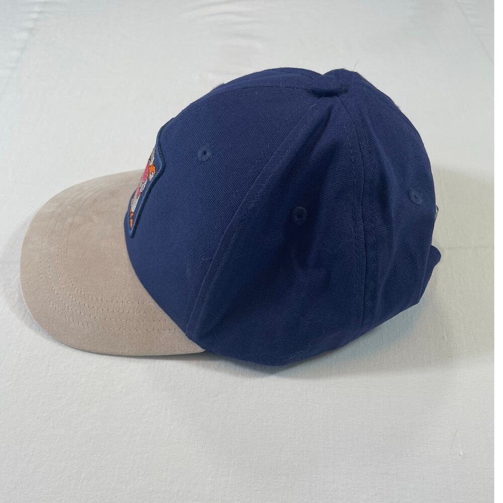 Disney Winnie the Pooh Tigger Baseball Cap Denim Tan Blue Adjustable - Picture 7 of 8